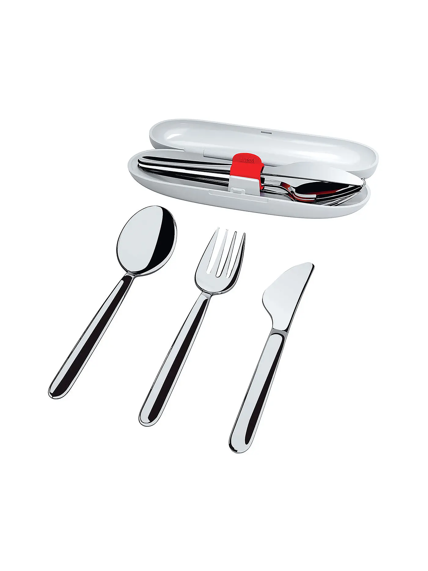 ALESSI | Reisebesteck Food a porter 3tlg | 